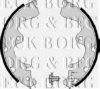 BORG & BECK BBS6088 Brake Shoe Set